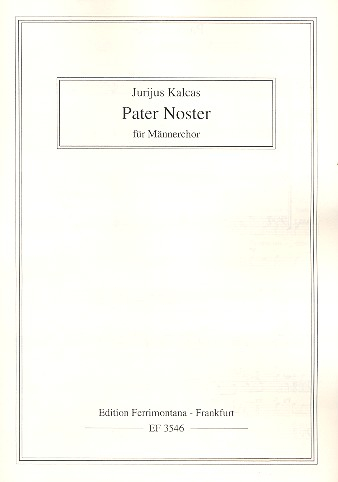 Pater noster für Männerchor a cappella