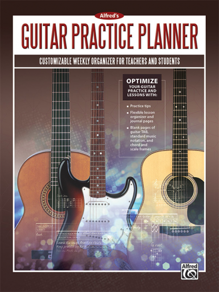 Guitar Practice Planner Customizable weekly Organizer for Teachers and Students