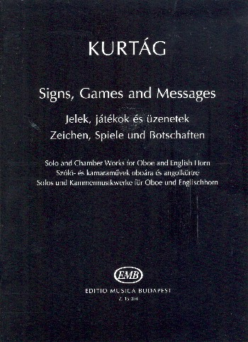 Signs, Games and Messages for oboe and english horn