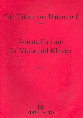 Sonate Es-Dur für Viola und Klavier