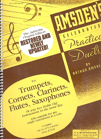 Practice Duets for cornets, clarinets or any 2 instruments in
