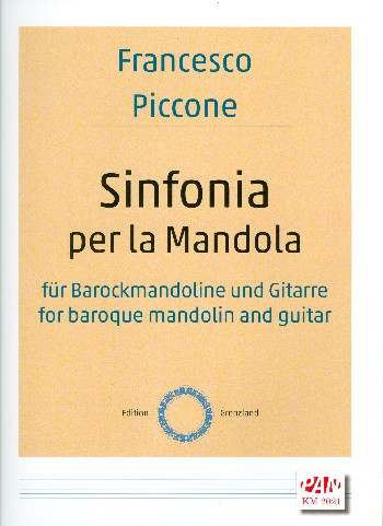 Sinfonia per la mandola für Barockmandoline und Gitarre