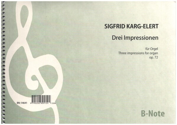 3 Impressions op.72 für Orgel