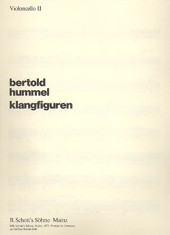 Klangfiguren op. 43 für Streicher