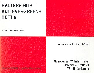 Halters Hits and Evergreens Band 6: für Blasorchester