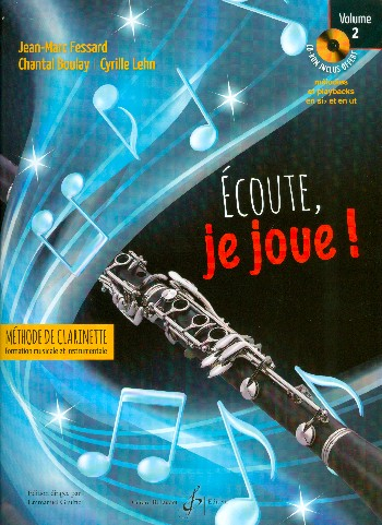 Écoute je joue vol.2 (+CD-ROM) pour clarinette