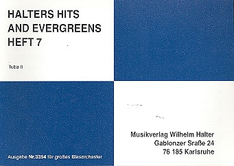 Halters Hits and Evergreens Band 7: für Blasorchester