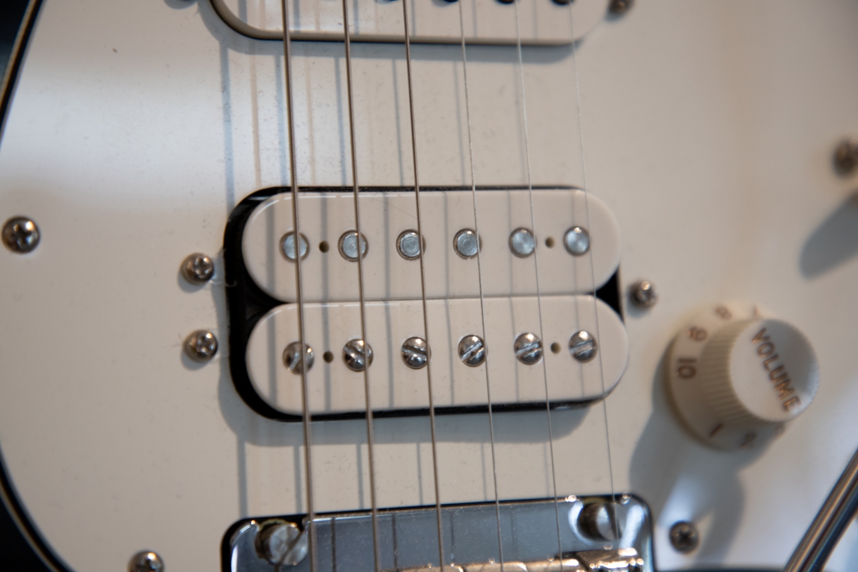 Humbucker an einer Fender Stratocaster