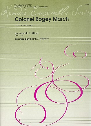 Colonel Bogey March for flute, oboe, clarinet, horn in F and bassoon