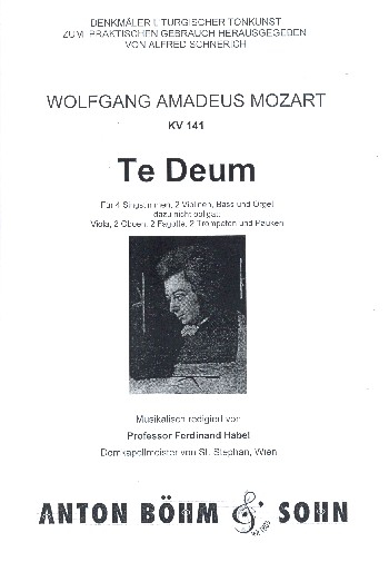 Te Deum KV141 für gem Chor und Orchester