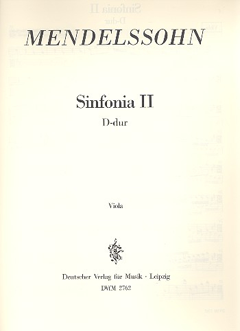 Sinfonia D-Dur Nr.2 für Streichorchester