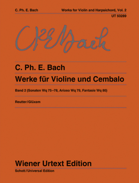 Werke für Violine und Cembalo Band 2 für Violine und Cembalo