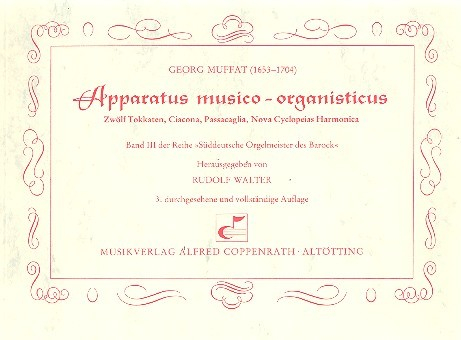 Apparatus Musico-Organisticus für Orgel