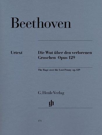 Einzelausgabe für Klavier Die Wut über den verlorenen Groschen op.129
