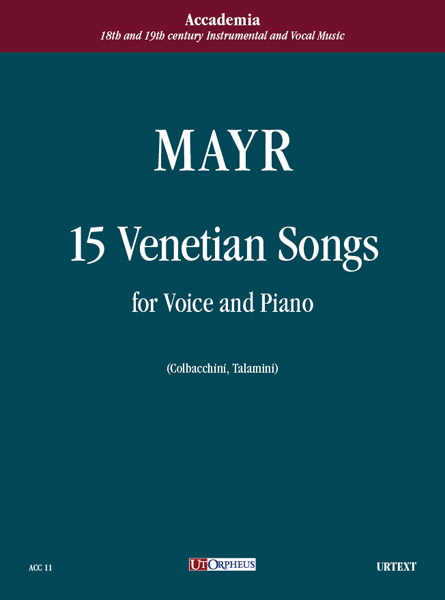15 venetian Songs for voice and piano