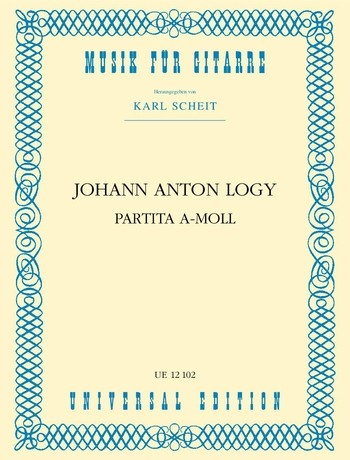 Spielstück für Gitarre Partita a-moll