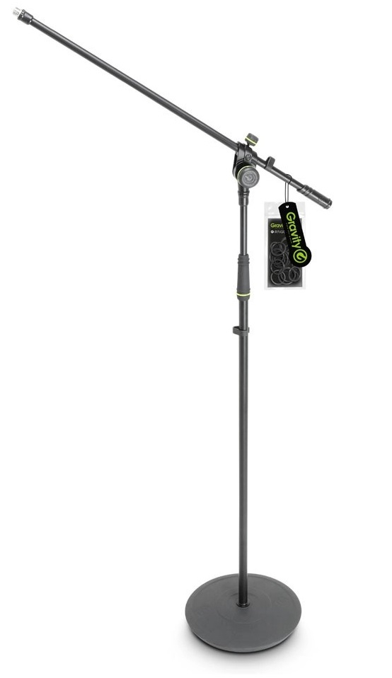 Adam Hall Schwarz Mikrofonständer Gravity Ms 2321 B