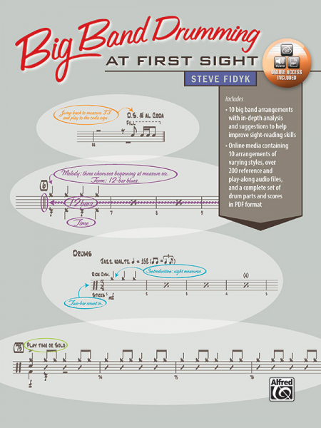 Big Band Drumming at first Sight (+MP3-CD): for drum set