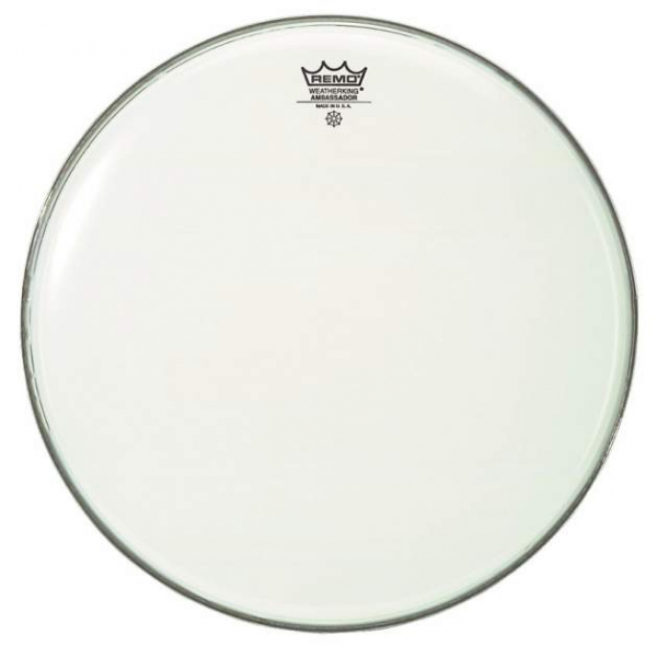 Tom Fell Remo Ambassador Smooth White 14"