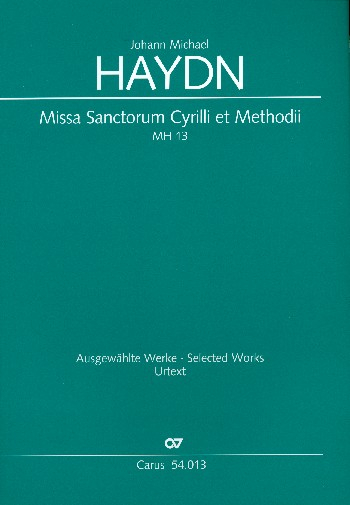 Missa sanctorum Cyrilli et Methodii MH13 für Soli, gem Chor und Orchester