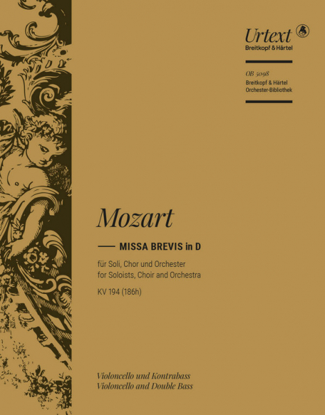 Missa brevis D-Dur KV194 (KV186h) für Soli, gem Chor und Orchester