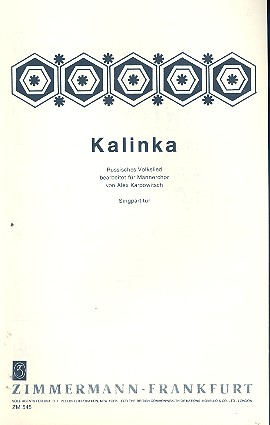 Kalinka für Männerchor a cappella