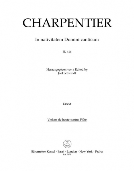 In nativitatem Domini canticum H416 für gem Chor und Streicher