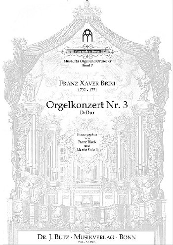 Konzert D-Dur Nr.3 für Orgel, 2 Violinen und Baß
