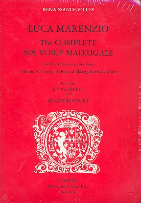 The complete 6 Voice Madrigals vol.6 score