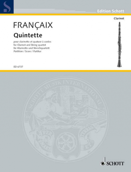 Quintett für Klarinette und Streichquartett