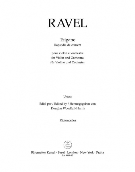 Tzigane für Violine und Orchester