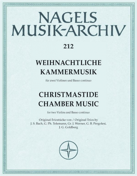 Weihnachtliche Kammermusik für 2 Violinen und Bc