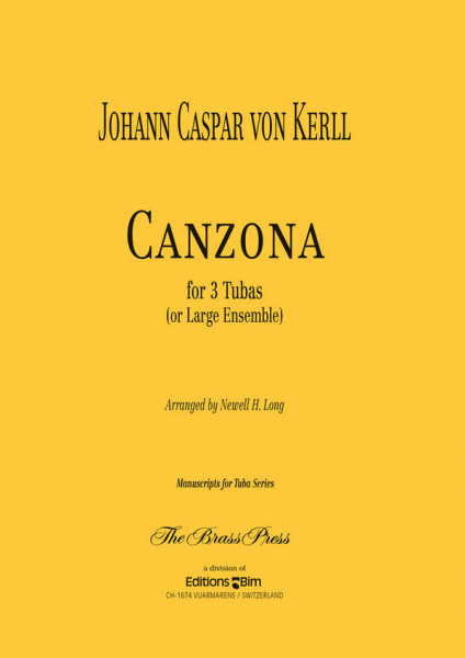 Canzona for 3 tubas or large ensemble score and parts