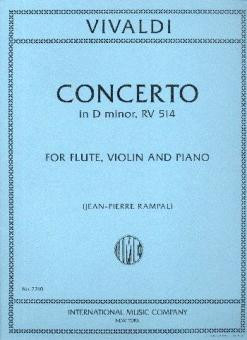 Concerto in d Minor RV514 for flute, violin and piano
