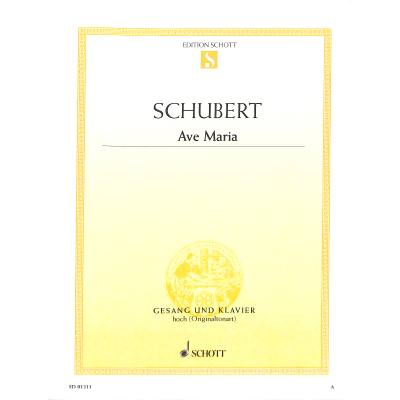 Klavierauszug Ave Maria OP 52/6 D 839
