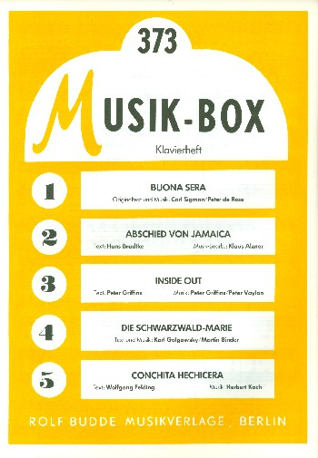 Musik Box Klavierheft Band 373