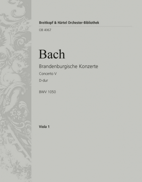 Brandenburgisches Konzert D-Dur Nr.5 BWV1050 für Orchester