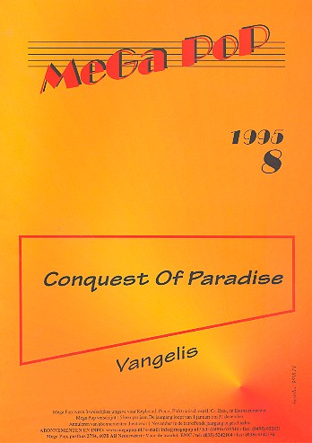 Conquest of Paradise EInzelausgabe für Keyboard