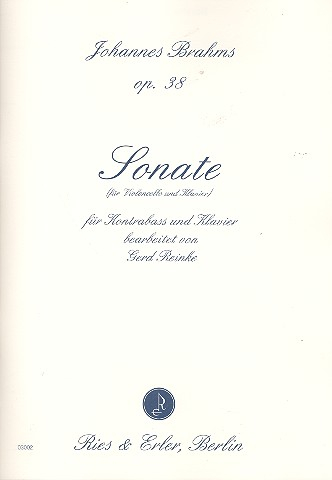 Sonate op.38 für Kontrabass und Klavier