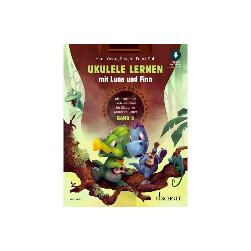 Schott Music Gmbh & Co.kg Schule Für Ukulele Ukulele Lernen Mit Luna Und Finn 2