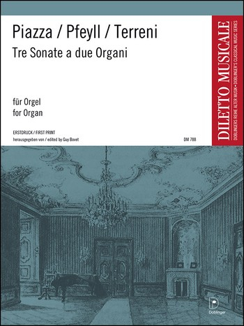 3 Sonaten für 2 Orgeln Partitur