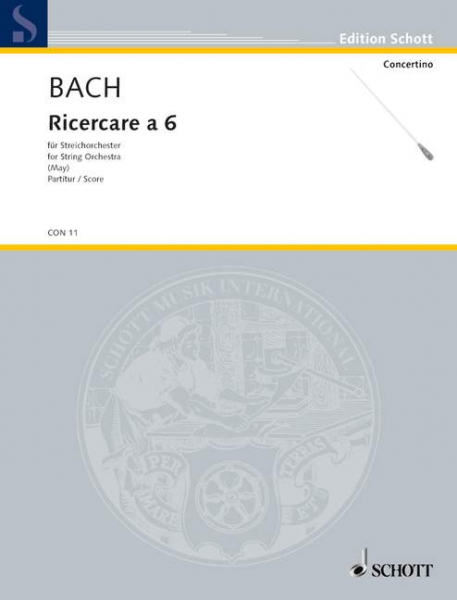 Ricercare a 6 c-Moll BWV 1079 für Streichorchester