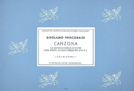 Canzona für Sopranblockflöte (T) und bc