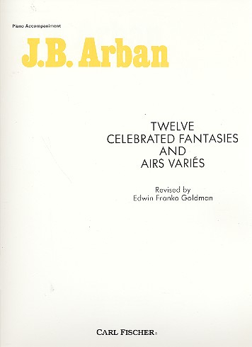 12 celebrated Fantasies and Airs variés for trumpet
