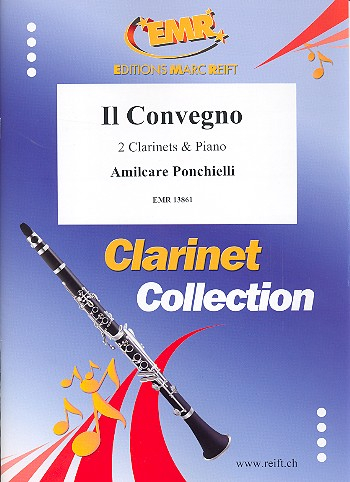 Il convegno für 2 Klarinetten und Klavier
