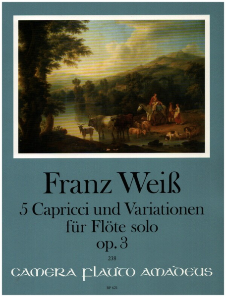 5 Capricci und Variationen op.3 für Flöte