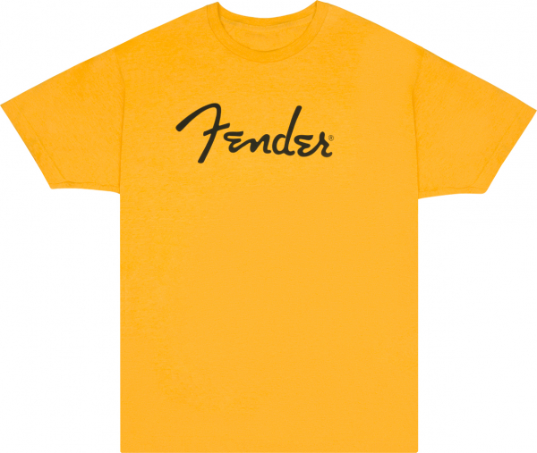 T-Shirt Fender T-Shirt Spaghetti Logo Butterscotch Blonde L