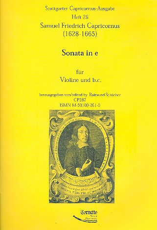 Sonate e-Moll für Violine und Bc