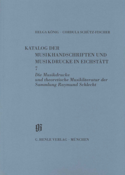 Eichstätt: Sammlung Raymund Schlecht, Musikdrucke