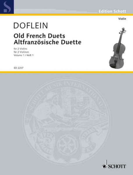 Altfranzösische Duette Band 1 für 2 Violinen